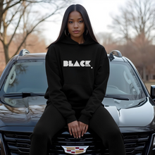 Load image into Gallery viewer, Bold Black Unisex Hoodie